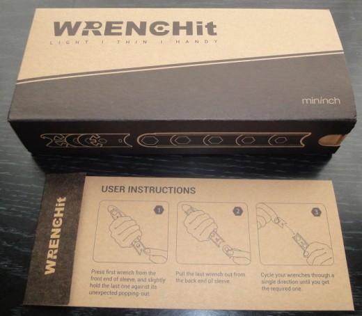 WRENCHitパッケージと取扱説明書